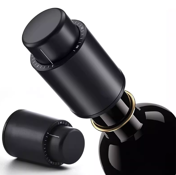 Tapón bomba de vacío para vino